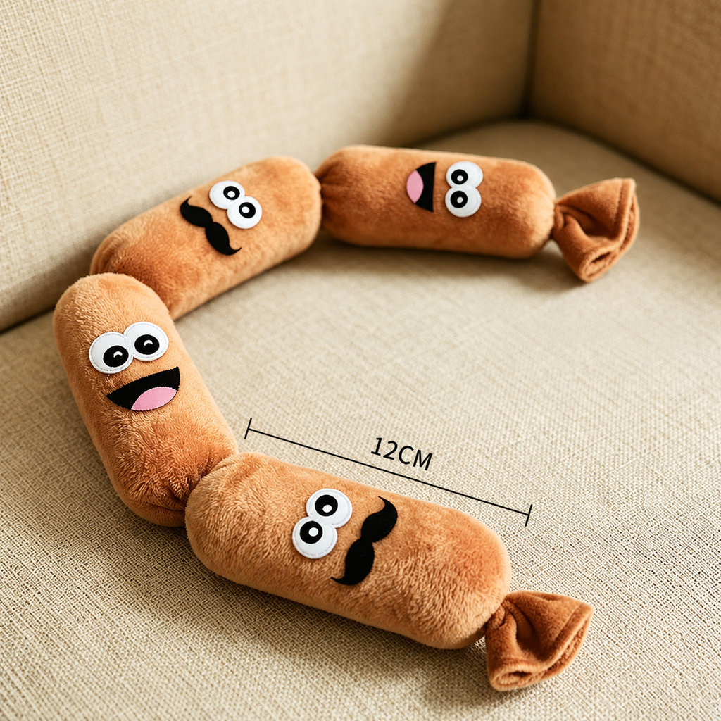 Dachshund Squeaky Chew Toy – Durable Teething Toy for Dogs