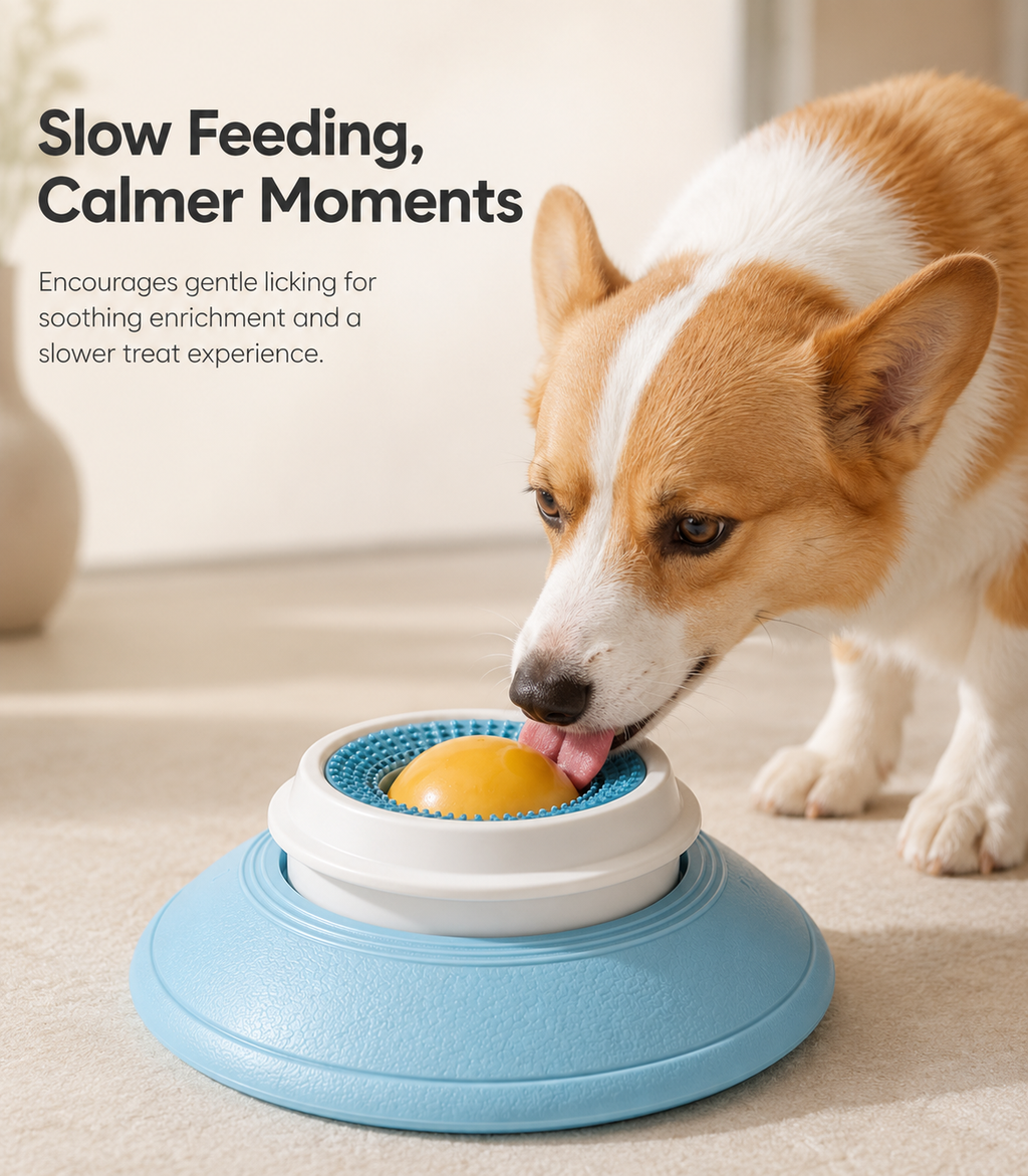 Interactive Lick Mat Toy for Dogs & Cats – Fun Treat Dispensing Pet Toy