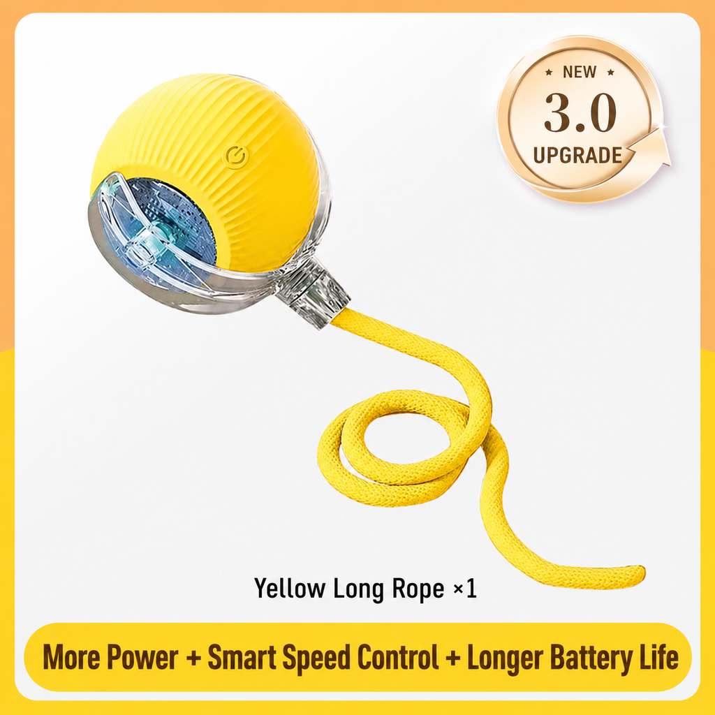 Smart Interactive Dog Ball – Automatic Electric Bite-Resistant Toy for Exercise & Boredom Relief