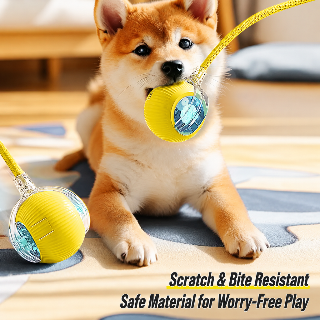 Smart Interactive Dog Ball – Automatic Electric Bite-Resistant Toy for Exercise & Boredom Relief
