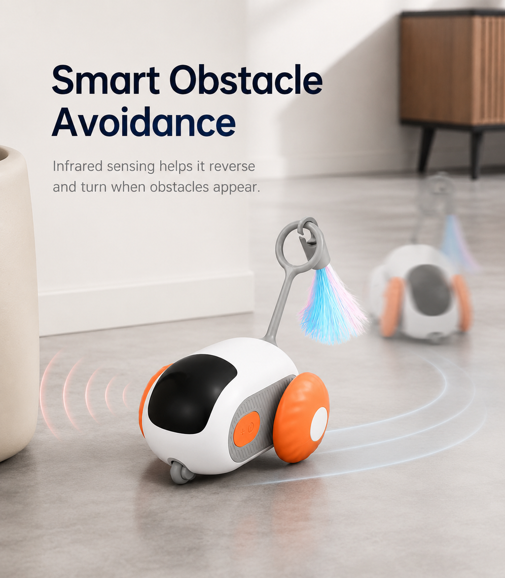 Smart Remote Control Racing Car – Electric Toy Car for Pets