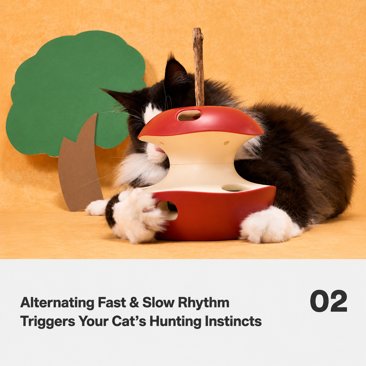 Smart Rotating Cat Toy – Automatic Interactive Teaser