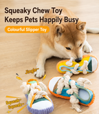 Squeaky Slipper Chew Toy for Dogs