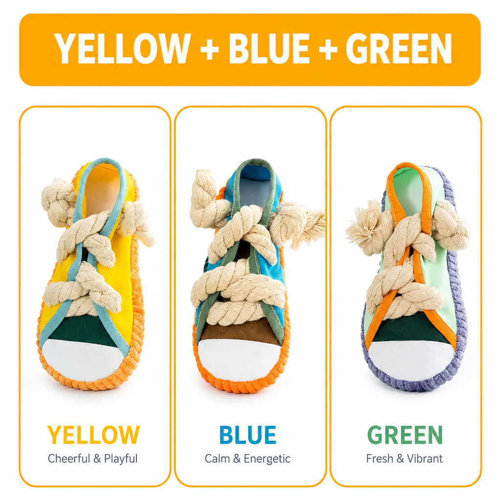 Squeaky Slipper Chew Toy for Dogs