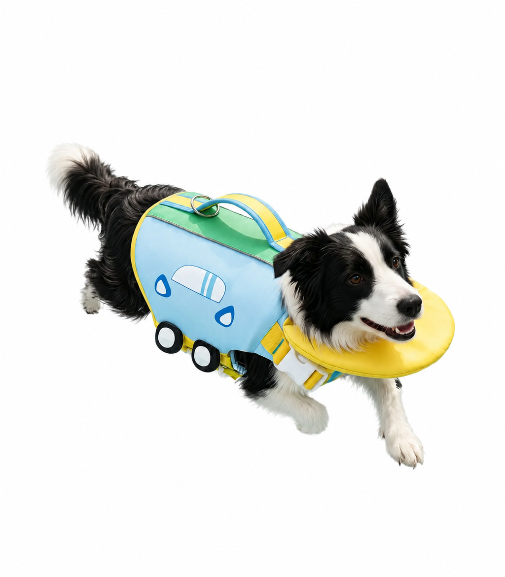 High-Buoyancy Dog Life Jacket for Small & Medium & Large Dogs