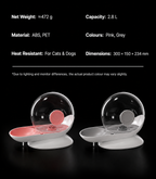 Gravity-Fed Automatic Pet Water Dispenser for Cats & Dogs – No Electricity Required