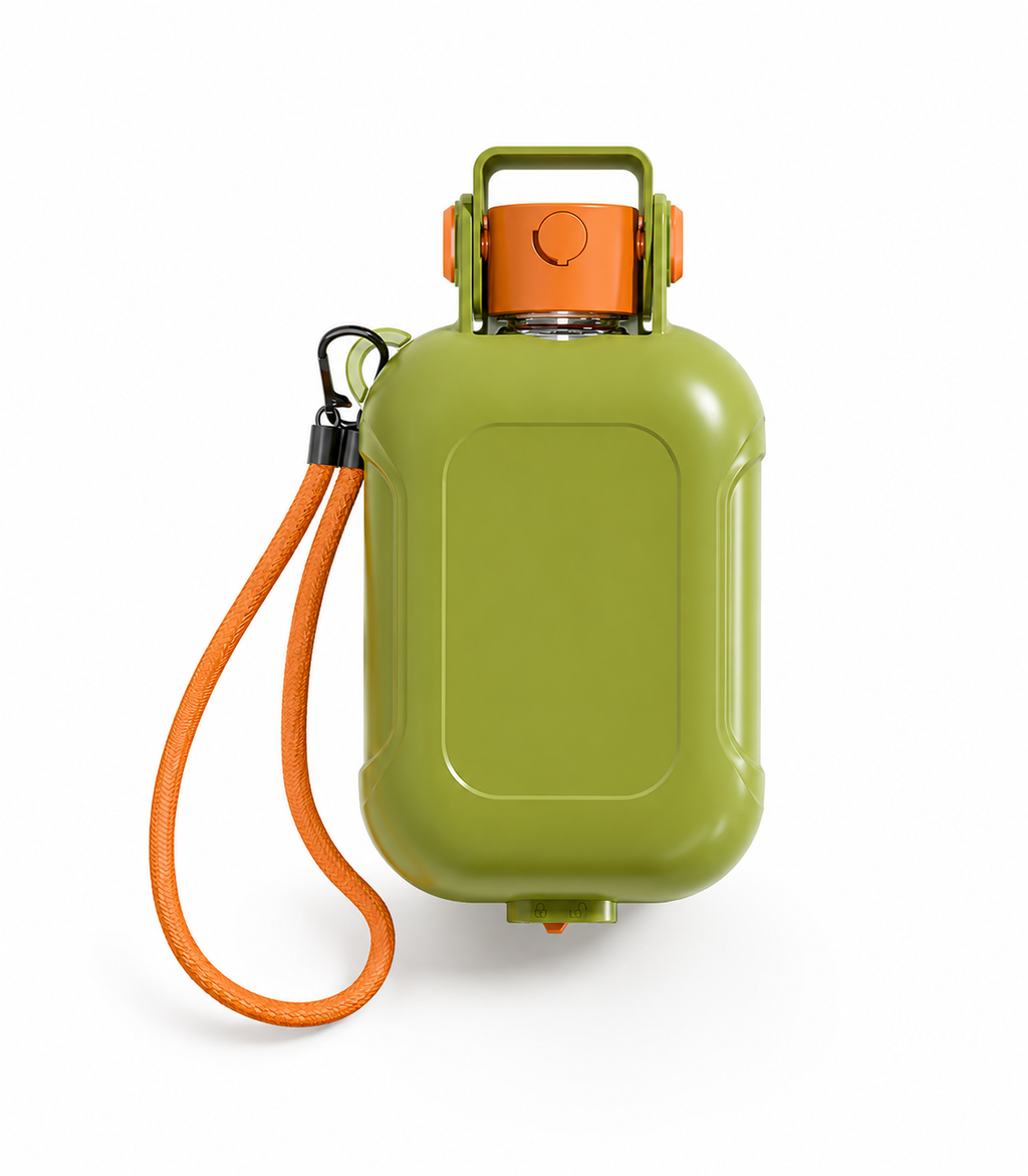 Portable 2-in-1 Pet Travel Water Bottle & Food Container for Dogs and Cats