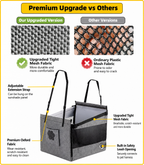Portable Dog Car Booster Seat & Travel Bed for Small Dogs