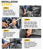 Portable Dog Car Booster Seat & Travel Bed for Small Dogs
