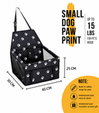 Portable Dog Car Booster Seat & Travel Bed for Small Dogs