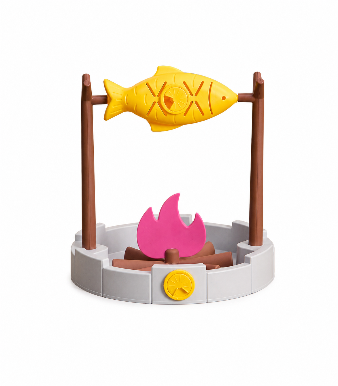 Grilled Fish Cat Treat Puzzle Toy – Interactive Snack Dispenser