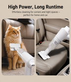 Cordless Handheld Pet Hair Vacuum – Cat & Dog Fur Remover for Sofas & Cars