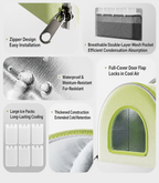 Large Enclosed Cooling Cat Cave Bed – Summer Ice House