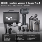 6-in-1 Cordless Handheld Pet Hair Vacuum & Air Blower