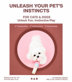 Automatic Pop-Up Cat Teaser Toy – One-Button Interactive Play Wand
