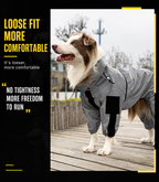 Waterproof Reflective Dog Raincoat – Full-Body Four-Leg Outdoor Jumpsuit