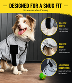 Waterproof Reflective Dog Raincoat – Full-Body Four-Leg Outdoor Jumpsuit