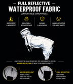 Waterproof Reflective Dog Raincoat – Full-Body Four-Leg Outdoor Jumpsuit