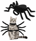 Pet Spider Halloween Costume – Plush Funny Outfit for Dogs & Cats
