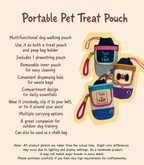 Multifunctional Dog Treat Training Pouch with Waste Bag Dispenser