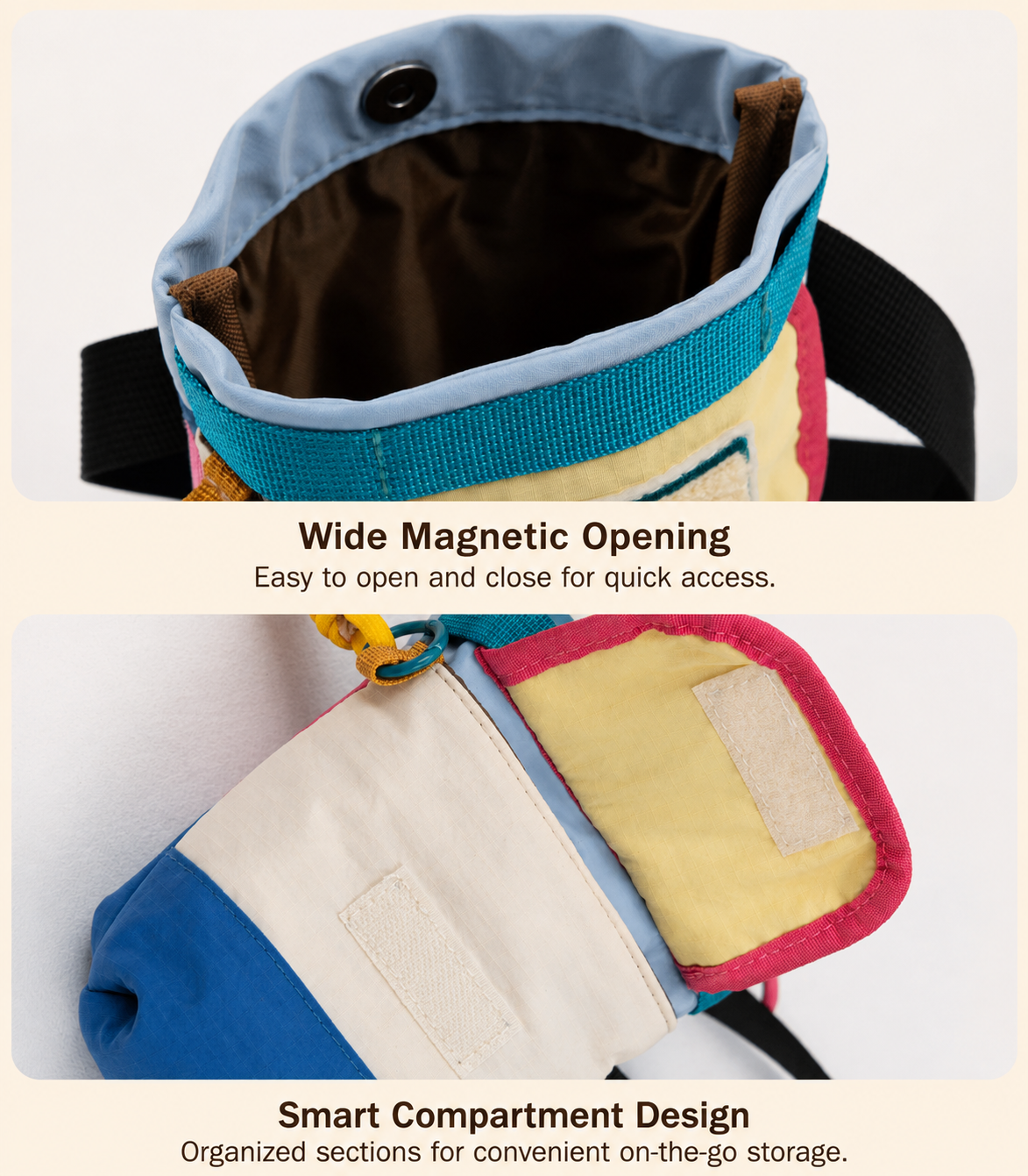 Multifunctional Dog Treat Training Pouch with Waste Bag Dispenser