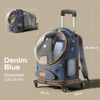 Expandable Rolling Pet Carrier Backpack