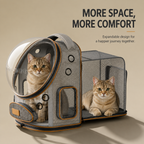 Expandable Rolling Pet Carrier Backpack