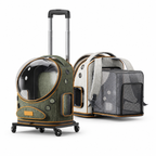 Expandable Rolling Pet Carrier Backpack