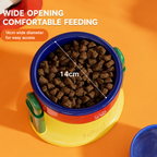 Adjustable Elevated Pet Bowl with Suction Base