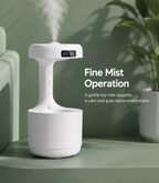 Anti-Gravity Cat Water Fountain & Cool Mist Humidifier