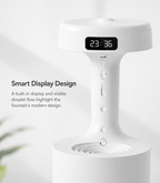 Anti-Gravity Cat Water Fountain & Cool Mist Humidifier