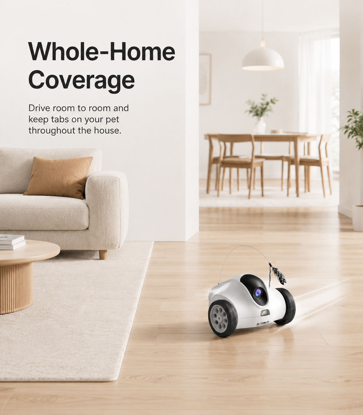 Smart Pet Camera – 360° Wireless Home Security Camera with Two-Way Audio