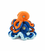 Plush Squeaky Octopus Dog Toy