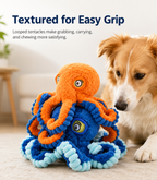 Plush Squeaky Octopus Dog Toy