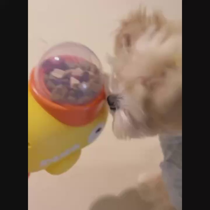 Interactive Duck Treat Dispenser Toy for Dogs & Cats